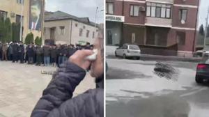 ჩეჩნეთში პოლიციელზე თავდასხმაში ეჭვმიტანილი მოზარდის ცხედარი ქალაქის მოედანზე დააგდეს და ხალხი შეკრიბეს [ვიდეო]