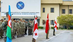 ვაზიანში საქართველოს, თურქეთისა და აზერბაიჯანის სამხედრო მოსამსახურეების მონაწილეობით სამეთაურო-საშტაბო სწავლება იმართება