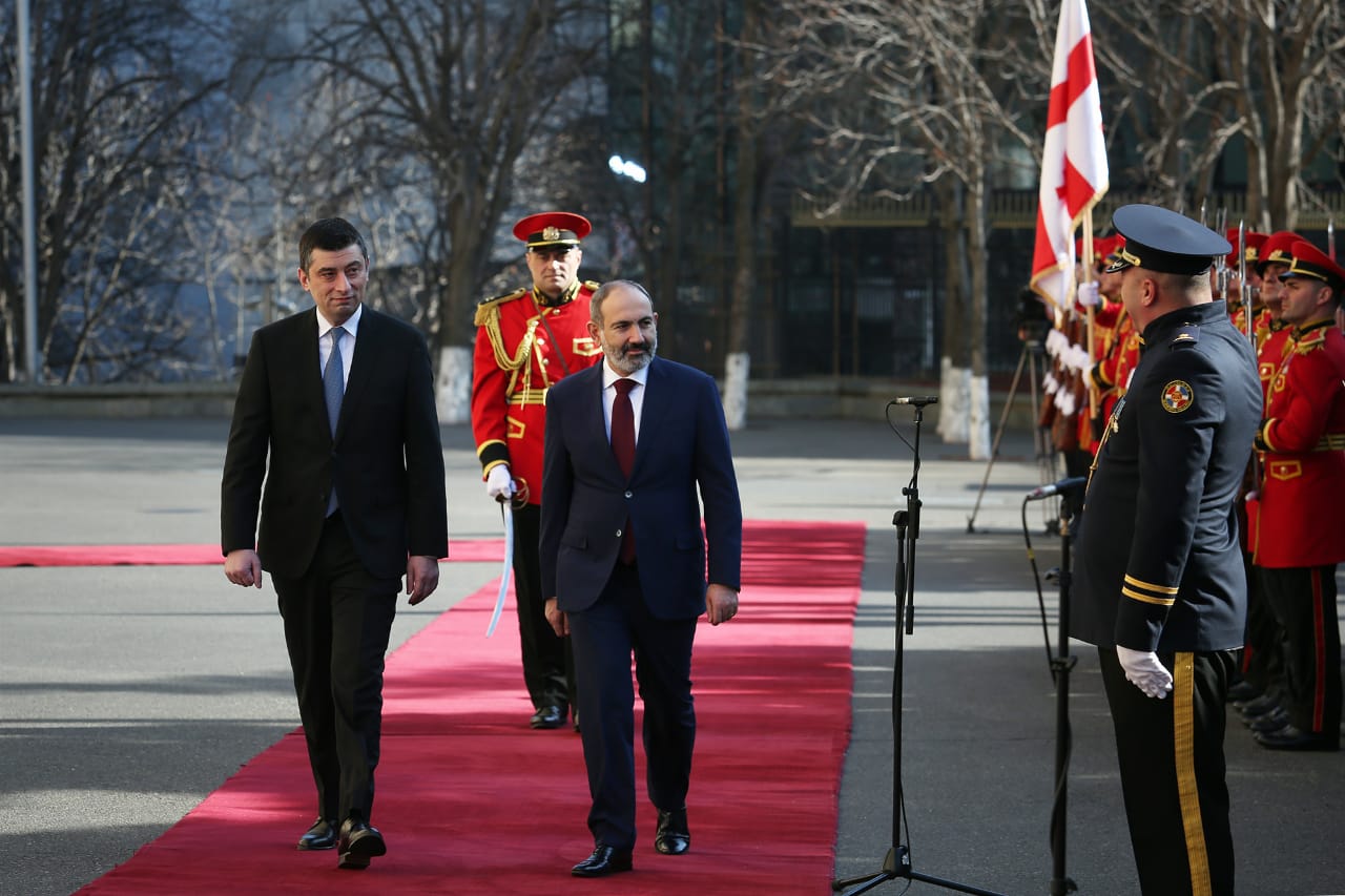 საქართველოში ნიკოლ ფაშინიანის ოფიციალური ვიზიტი დაიწყო