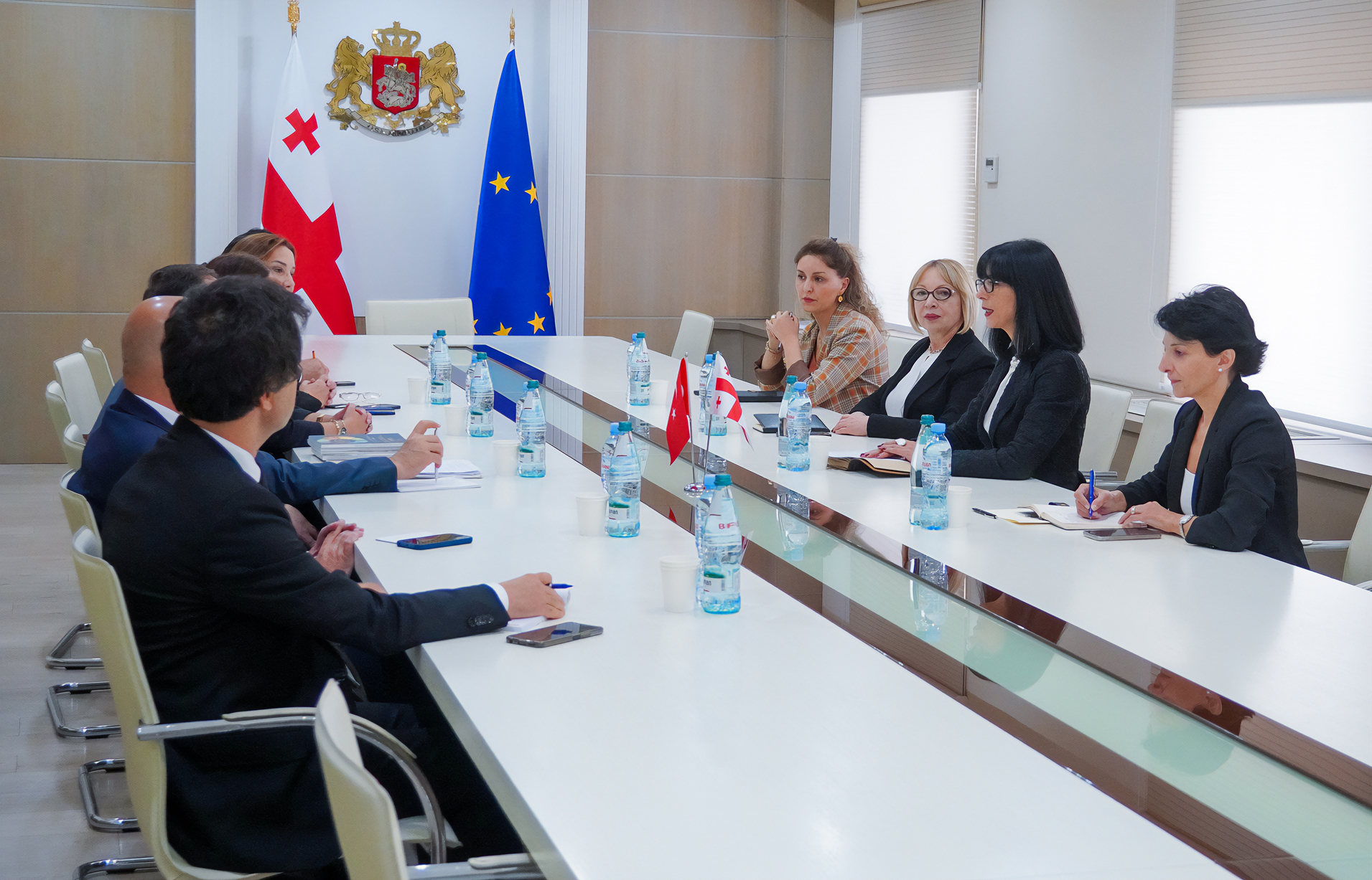 სახელმწიფო მინისტრმა თურქეთის რესპუბლიკის მთავარ ომბუდსმენთან შეხვედრა გამართა