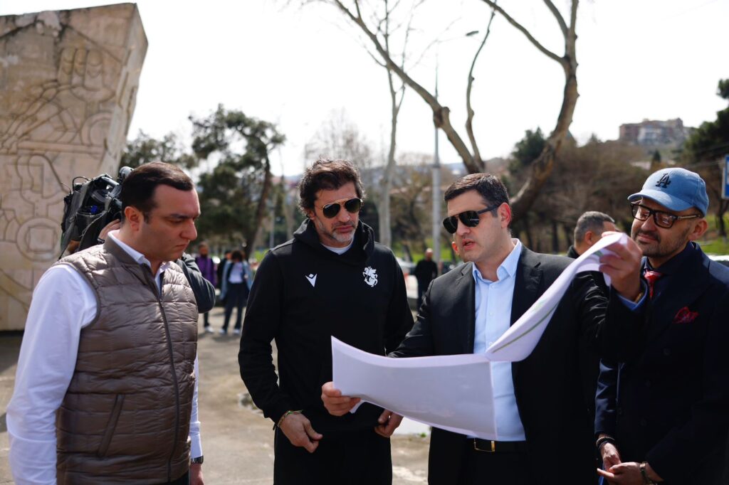 მერია: ვახტანგ გორგასლის ქუჩაზე შუა ზოლის რეაბილიტაცია მიმდინარეობს