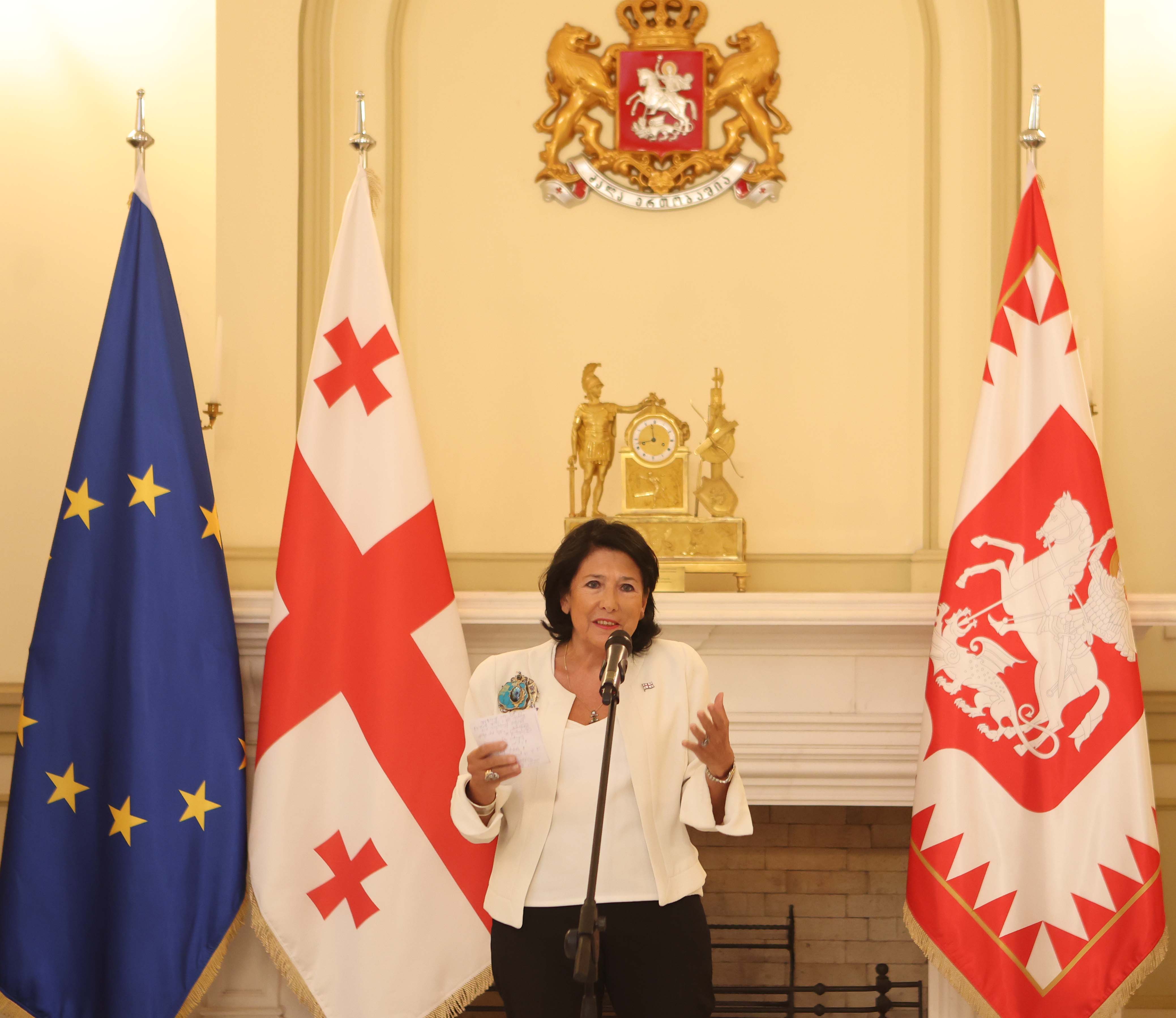 პრეზიდენტი: არ შეიძლება, ჩვენი მომავალი იყოს რუსეთი!