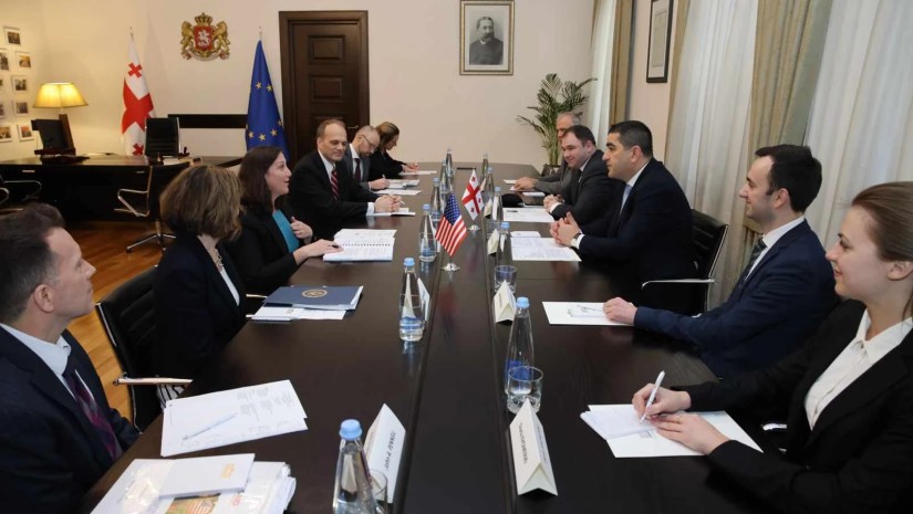 პარლამენტის თავმჯდომარე USAID–ის ადმინისტრატორის თანაშემწეს შეხვდა