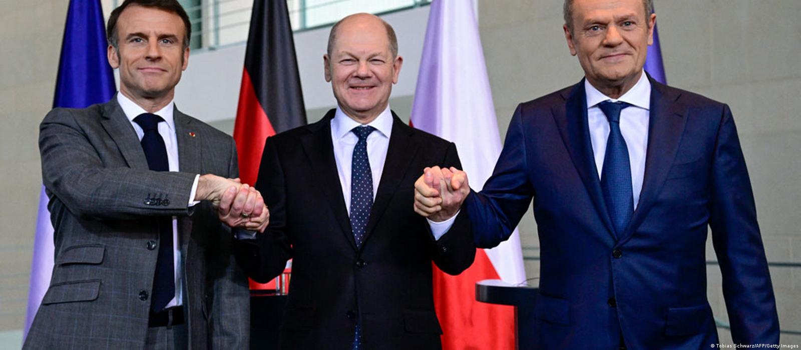 Scholz: 'more arms for Ukraine' after Berlin trilateral meet