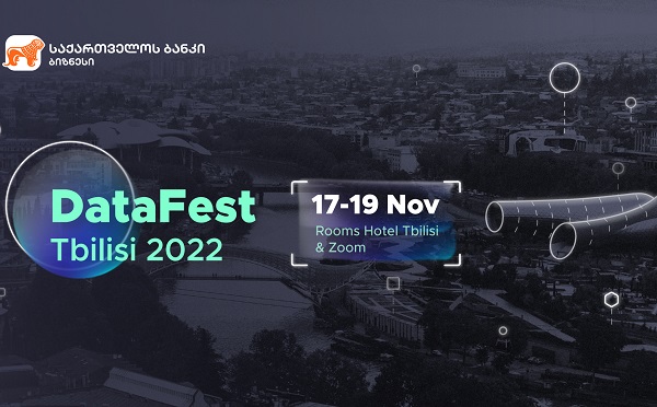 „საქართველოს ბანკის“ მხარდაჭერით DataFest Tbilisi 2022 გაიმართება