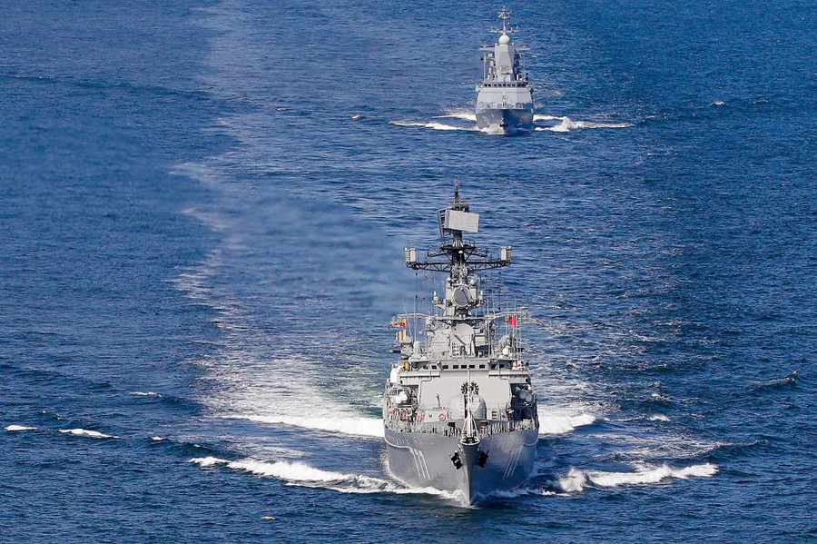 Russia begins military drills in the Baltic Sea