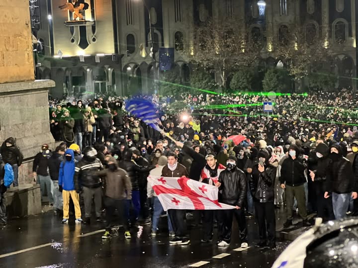 МВД Грузии: митинг на проспекте Руставели вышел за рамки норм закона