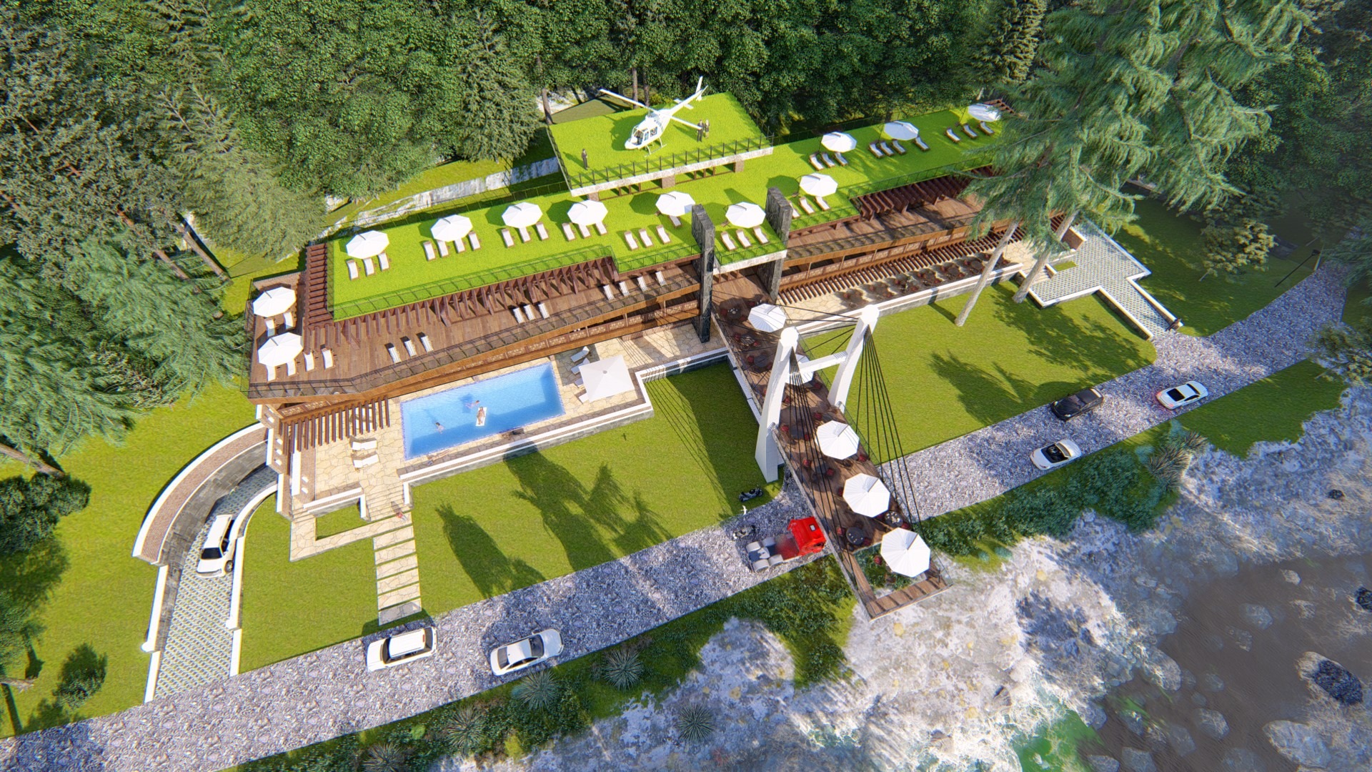 საკურორტო სოფელ მუხურში ,,Mukhuri Resort” ორ ევროპული სტილის სასტუმროს აშენებს