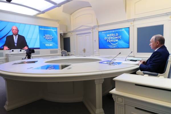 Давосский форум 2021 - Реквием Путина