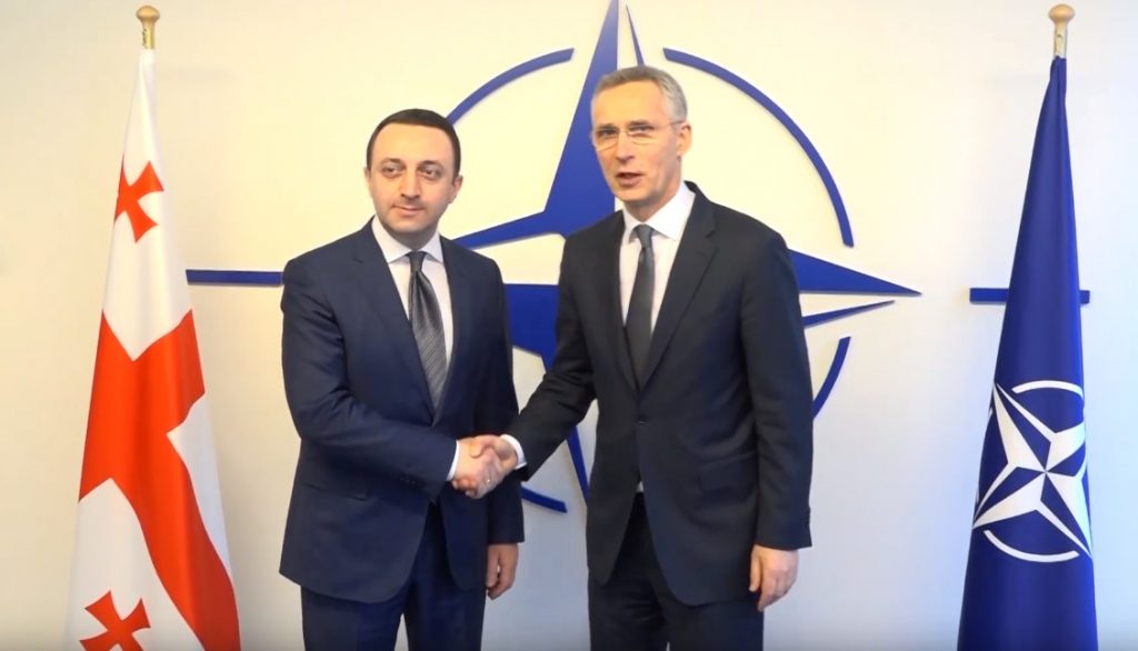 საქართველოს თავდაცვის მინისტრი ნატოს გენერალურ მდივანს შეხვდა