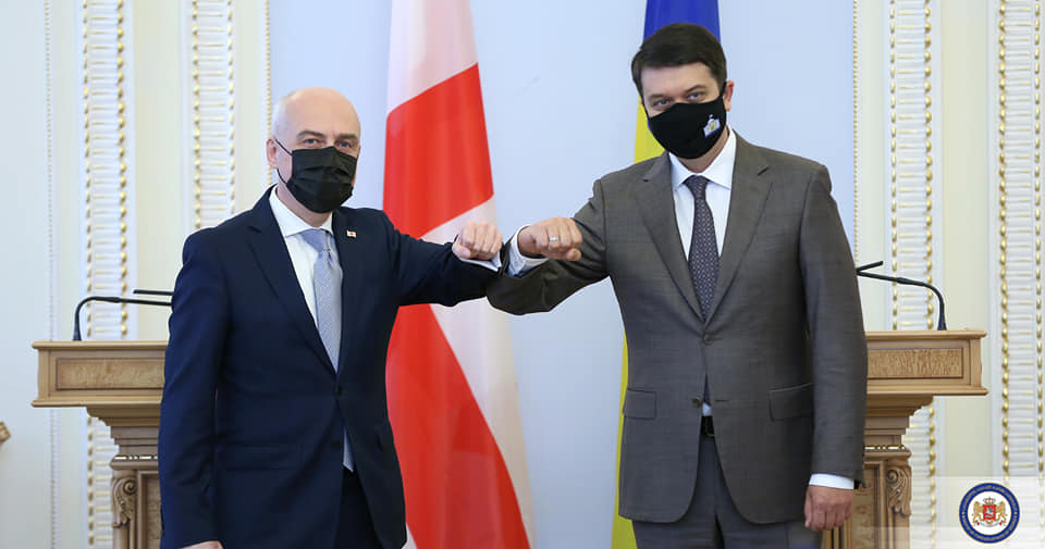 ზალკალიანი კიევში უკრაინის რადას თავმჯდომარეს შეხვდა