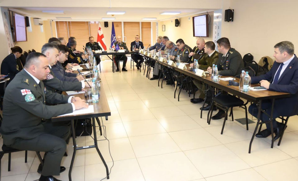 NATO military attaches accredited in Georgia study defence forces reform