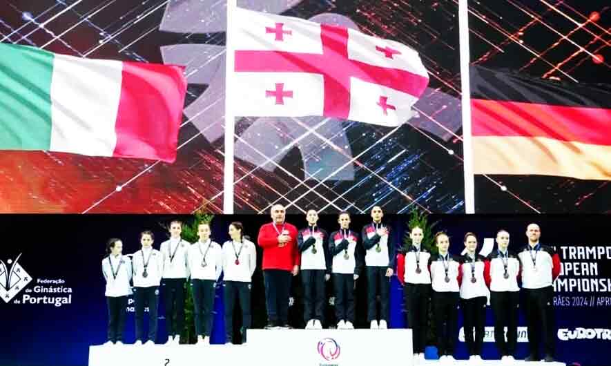 Georgian team wins gold medal at European Gymnastics Championships