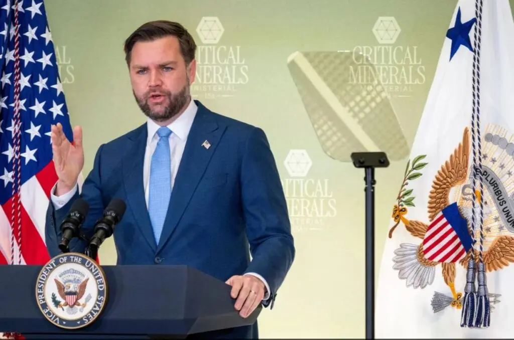 ჯეი დი ვენსი: მოკავშირეებთან ერთად, აშშ-ს კრიტიკულად მნიშვნელოვანი მინერალებით ვაჭრობისთვის ბლოკის შექმნა სურს