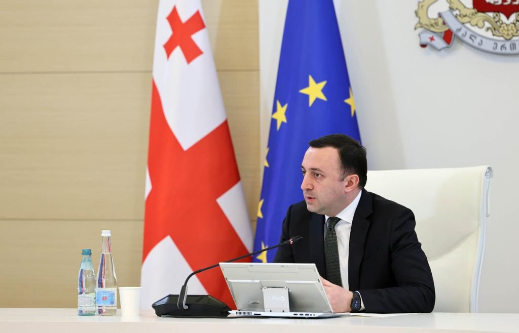 Irakli Garibashvili addresses Charles Michel
