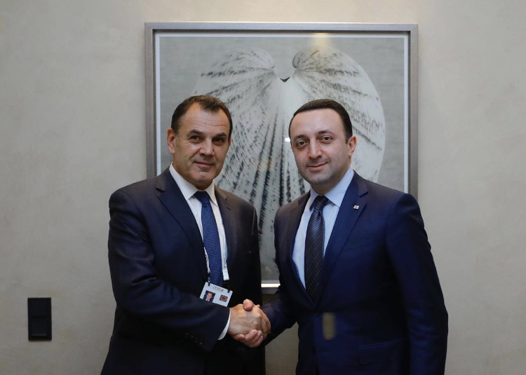 საქართველოს თავდაცვის მინისტრი ბერძენ კოლეგას შეხვდა