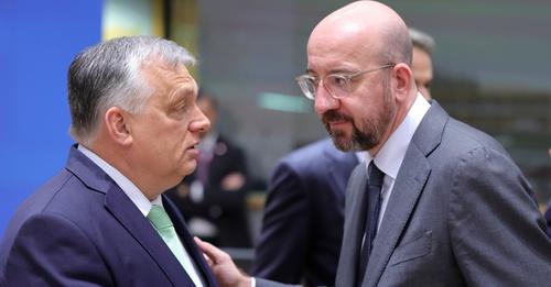 მიშელმა ორბანს შეახსენა, რომ რუსეთი აგრესორია, უკრაინა - მსხვერპლი