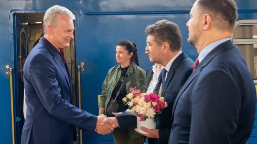 ლიეტუვის პრეზიდენტი და ლატვიის პრემიერ–მინისტრი კიევში ჩავიდნენ