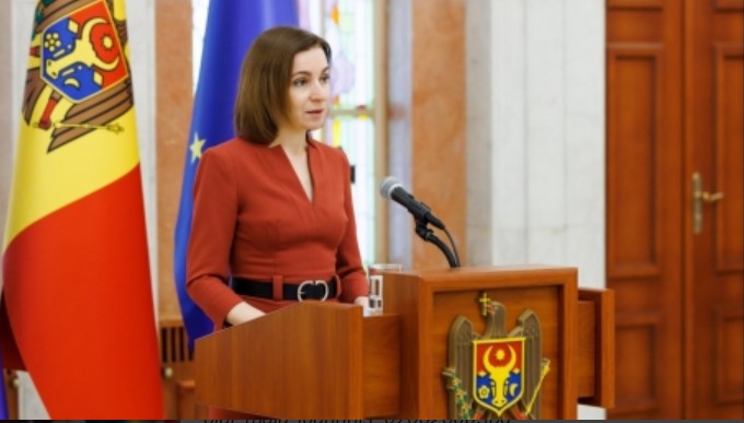 სანდუ: რუსულმა რაკეტამ მოლდოვის საჰაერო სივრცეში შეაღწია