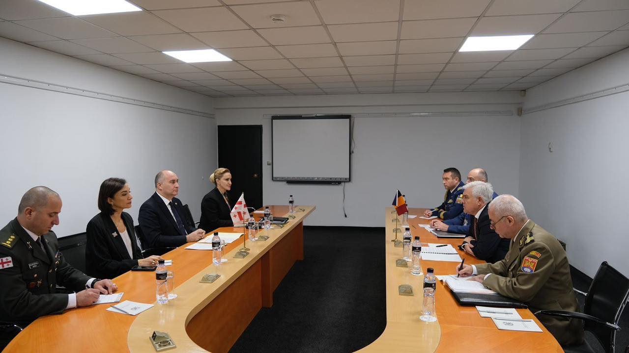 რა საკითხები განიხილა ჯუანშერ ბურჭულაძემ რუმინელ კოლეგასთან შეხვედრაზე
