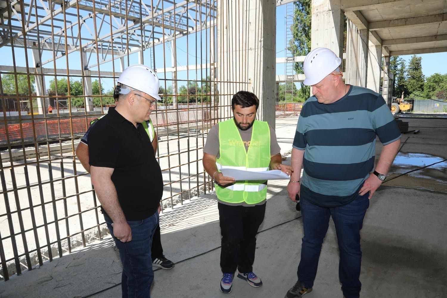 მერია: ზუგდიდის სპორტკომპლექსის მშენებლობა მიმდინარეობს
