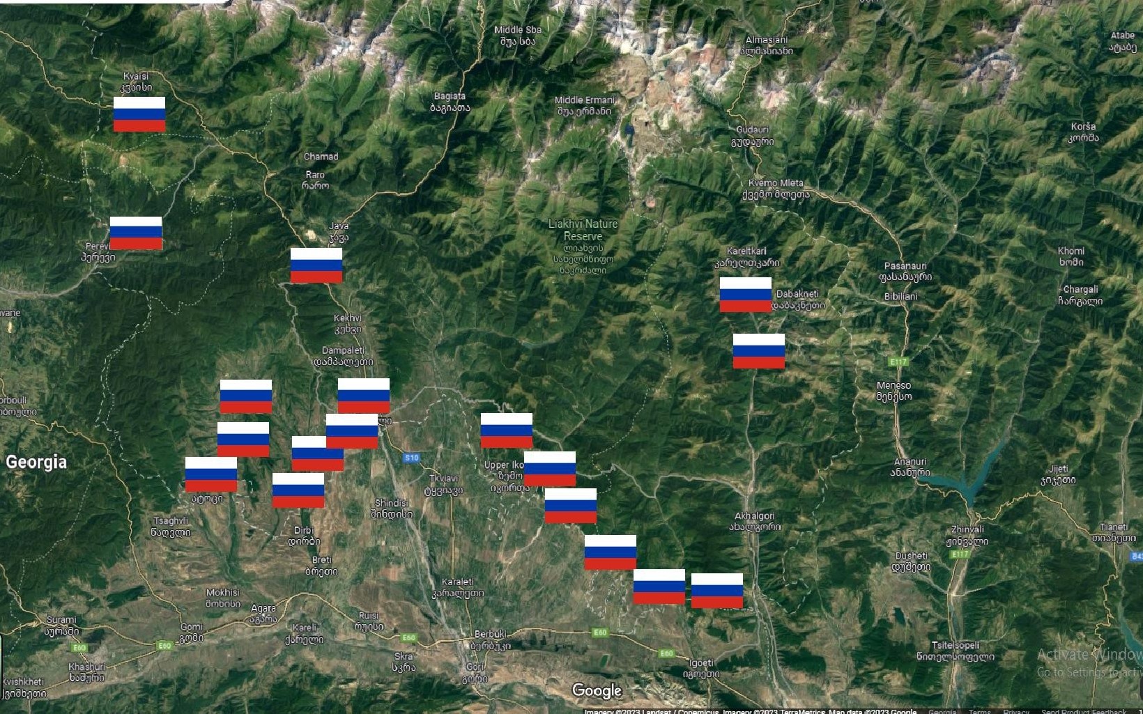 რუსეთის სამხედრო ბაზები ოკუპირებული ცხინვალის რეგიონში