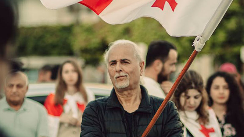 The court found Temur Katamadze guilty of verbally insulting Nino Nadiradze and imposed a fine of 2,800 GEL on him