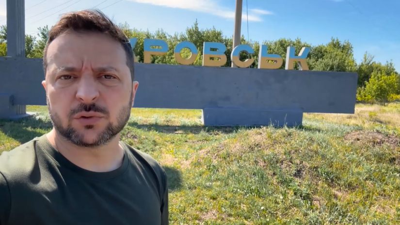უკრაინის პრეზიდენტი დონეცკის ოლქში, ფრონტის ხაზზე ჩავიდა