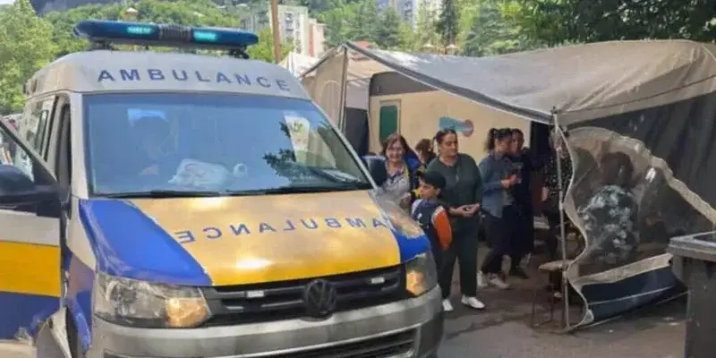 16-й день голодовки шахтеров Чиатура – один из них в тяжелом состоянии