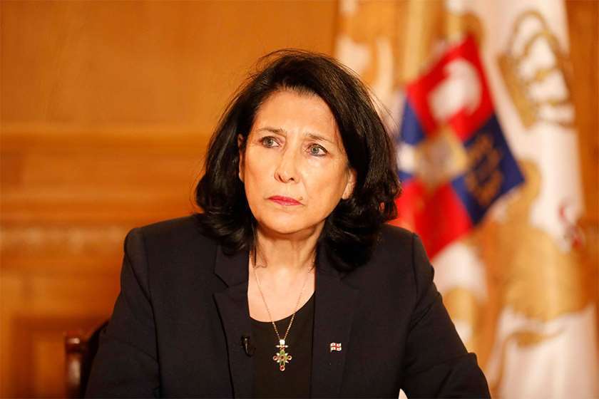 Georgian President - I cannot reach Interior Minister