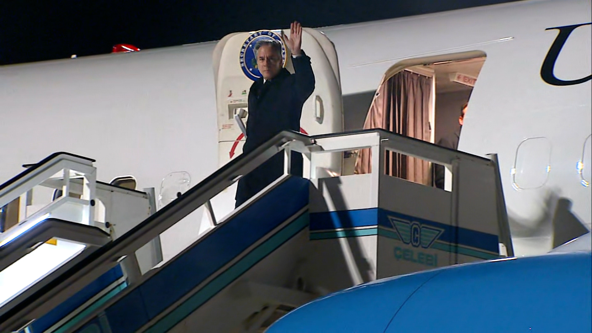 Blinken arrives in Turkey for first stop in whirlwind regional trip