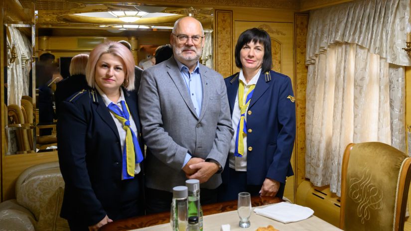 ესტონეთის პრეზიდენტი კიევში ჩავიდა