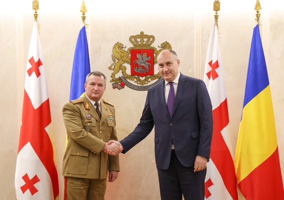 საქართველოს რუმინეთის თავდაცვის ძალების შტაბის უფროსი სტუმრობს