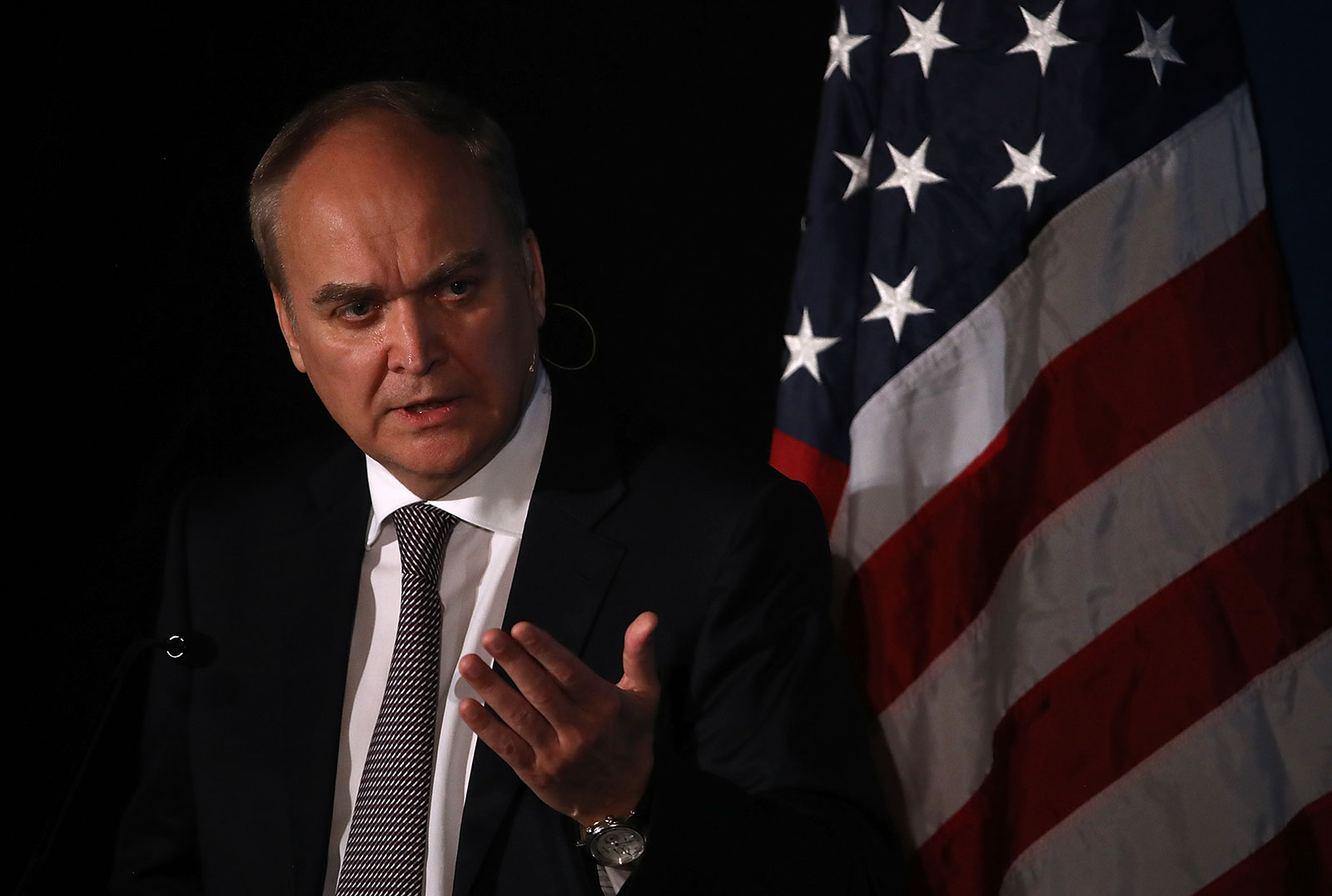 Risk of clash between US and Russia "high," says Russian ambassador to US