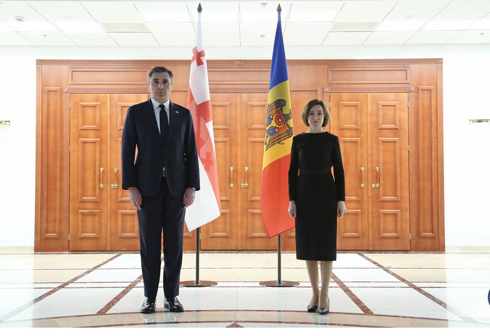 Georgian FM meets Moldovan President