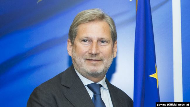 საქართველოს ევროკომისარი იოჰანეს ჰანი სტუმრობს