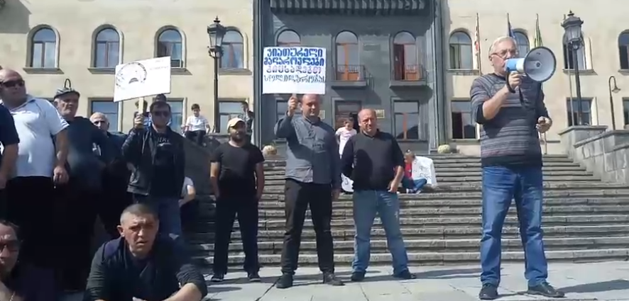 ტყიბულელ მაღაროელებს ჭიათურლებიც შეუერთდნენ