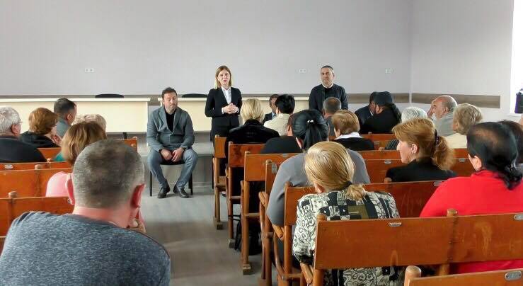 ხატია წილოსანი დედოფლისწყაროს მუნიციპალიტეტის სოფლებში მოსახლეობას შეხვდა