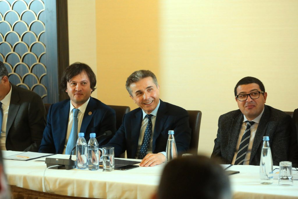 ბიძინა ივანიშვილი კახეთის რეგიონული ორგანიზაციების წარმომადგენლებს შეხვდა