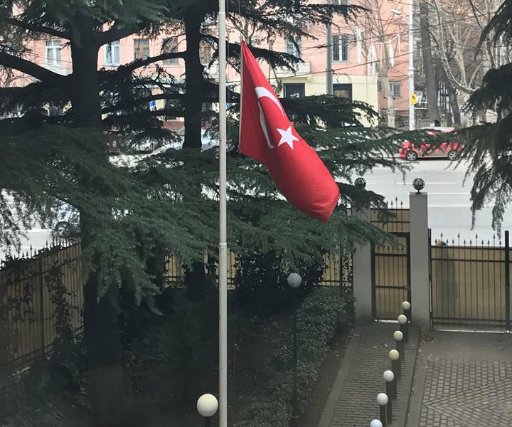 საქართველოში თურქეთის საელჩო საგანგებო განცხადებას ავრცელებს