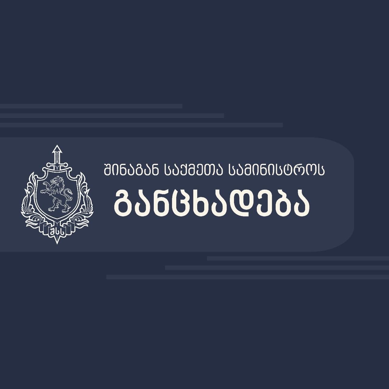 МВД Грузии предупреждает: любой факт правонарушения будет пресечен полицией