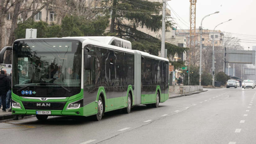 N308 მარშრუტზე 18-მეტრიანი ავტობუსები 2 მარტიდან იმოძრავებენ