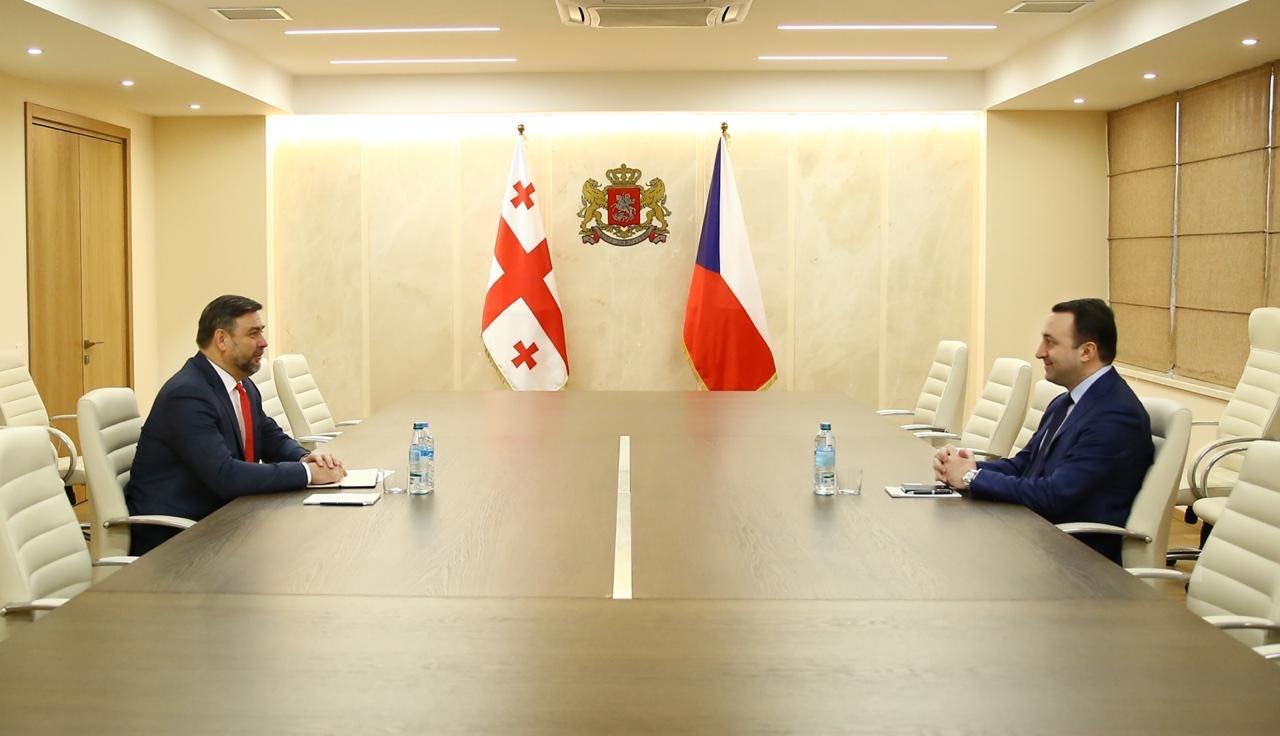 ირაკლი ღარიბაშვილმა ისრაელის ელჩს უმასპინძლა