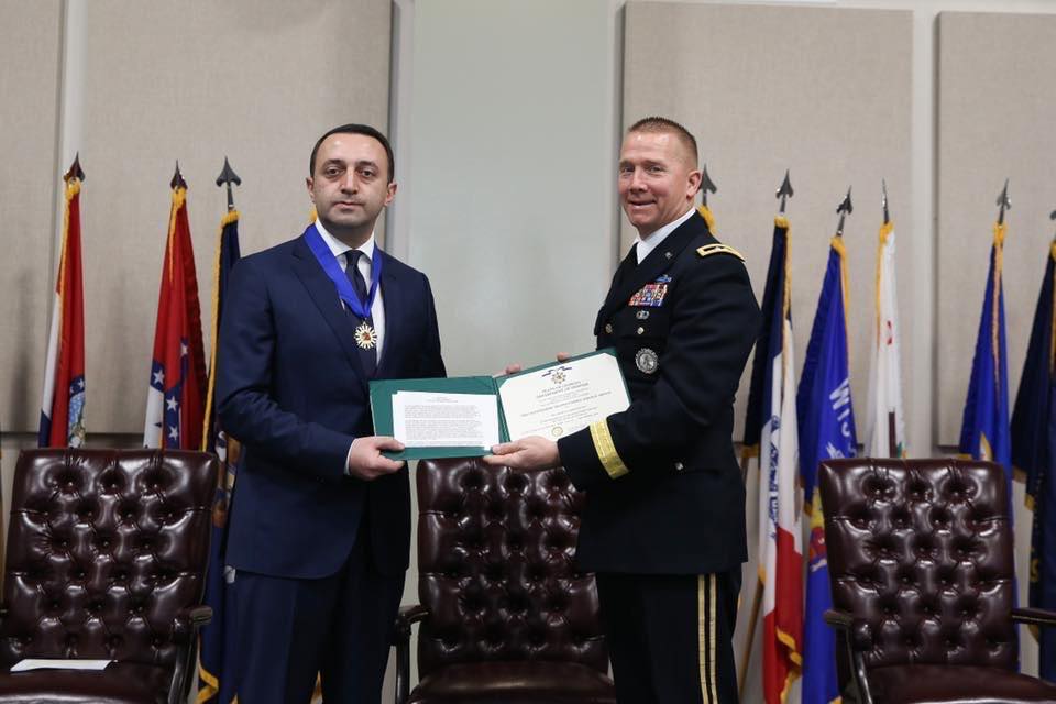 თავდაცვის მინისტრმა ატლანტაში ოგლეტორპის ჯილდო მიიღო