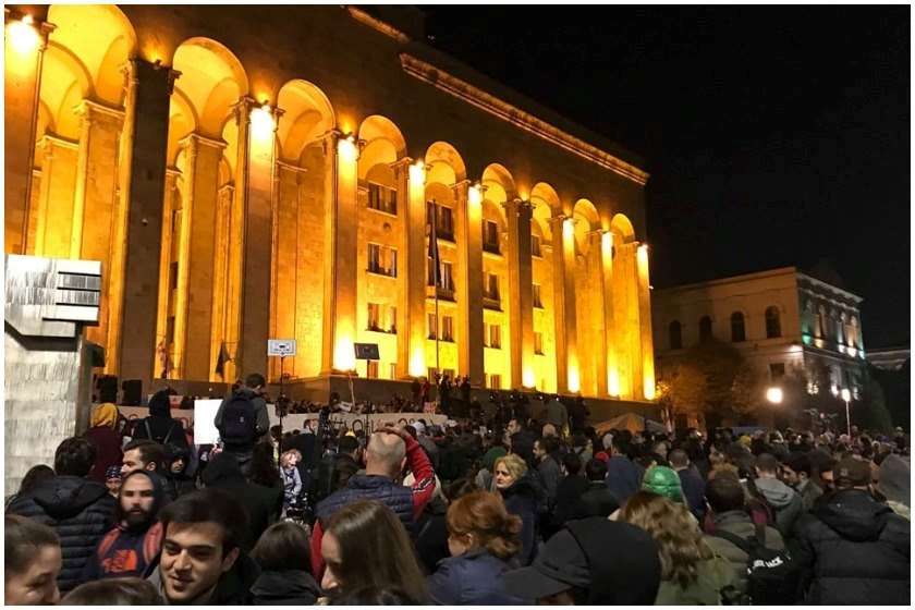 პარლამენტის პიკეტირების აქცია 29 ნოემბერს განახლდება