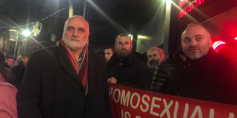 კინოთეატრ "ამირანთან" კვლავ საპროტესტო აქცია მიმდინარეობს