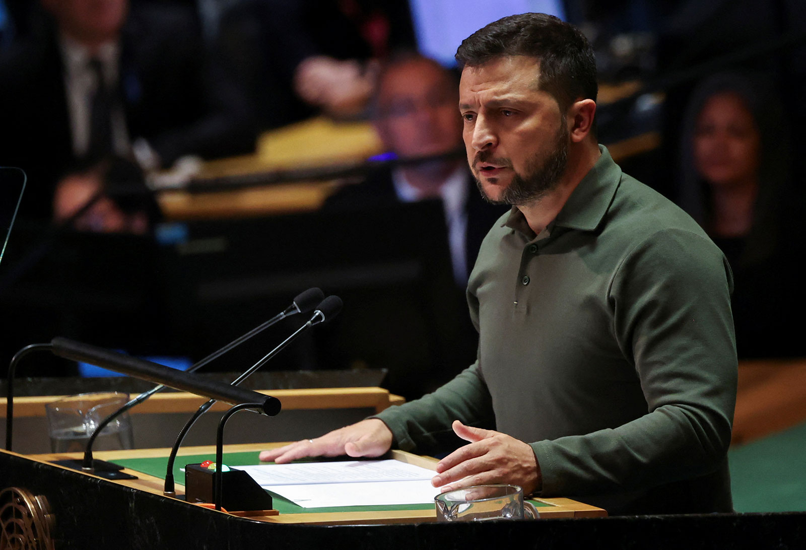 Russia's war is "not only about Ukraine," Zelensky warns the UN General Assembly