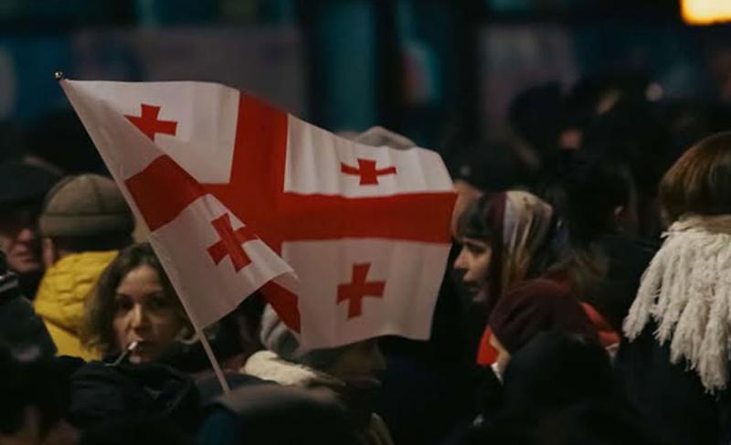პროტესტის 56-ე დღე, რუსთაველი გადაკეტილია