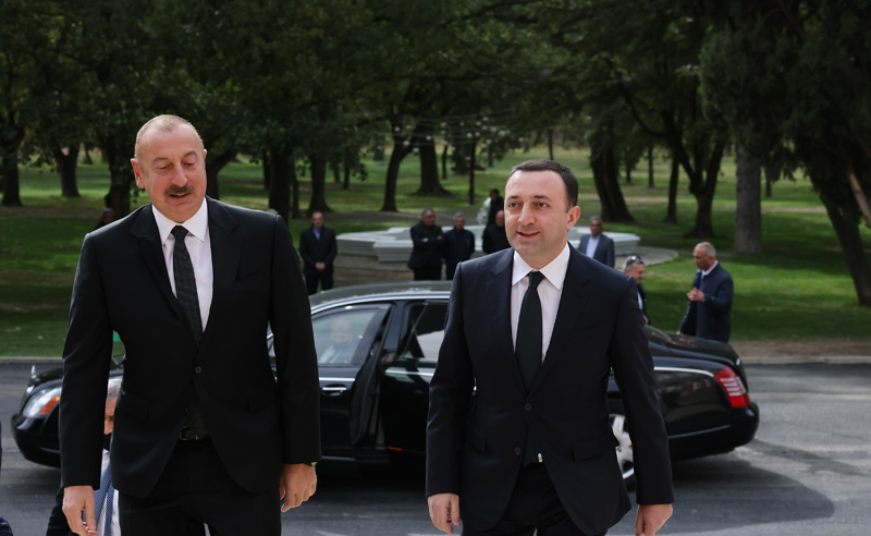 Azerbaijani President visits Georgia