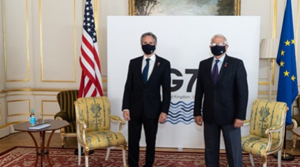 Боррель обсудил с госсекретарем США агрессивное поведение РФ